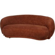 Waverley Curved Mini Sofa Terracotta